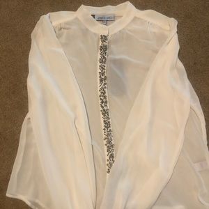 Jennifer Lopez sheer blouse size large